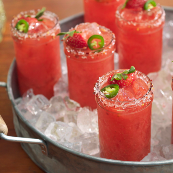 Spicy Strawberry Lime Margarita